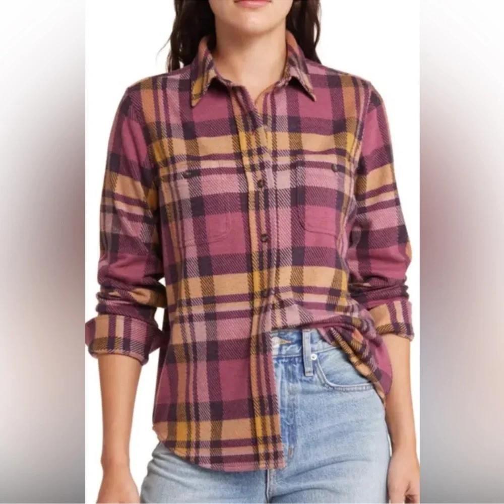 Faherty W Legend Sweater Shirt - Lolita Plaid